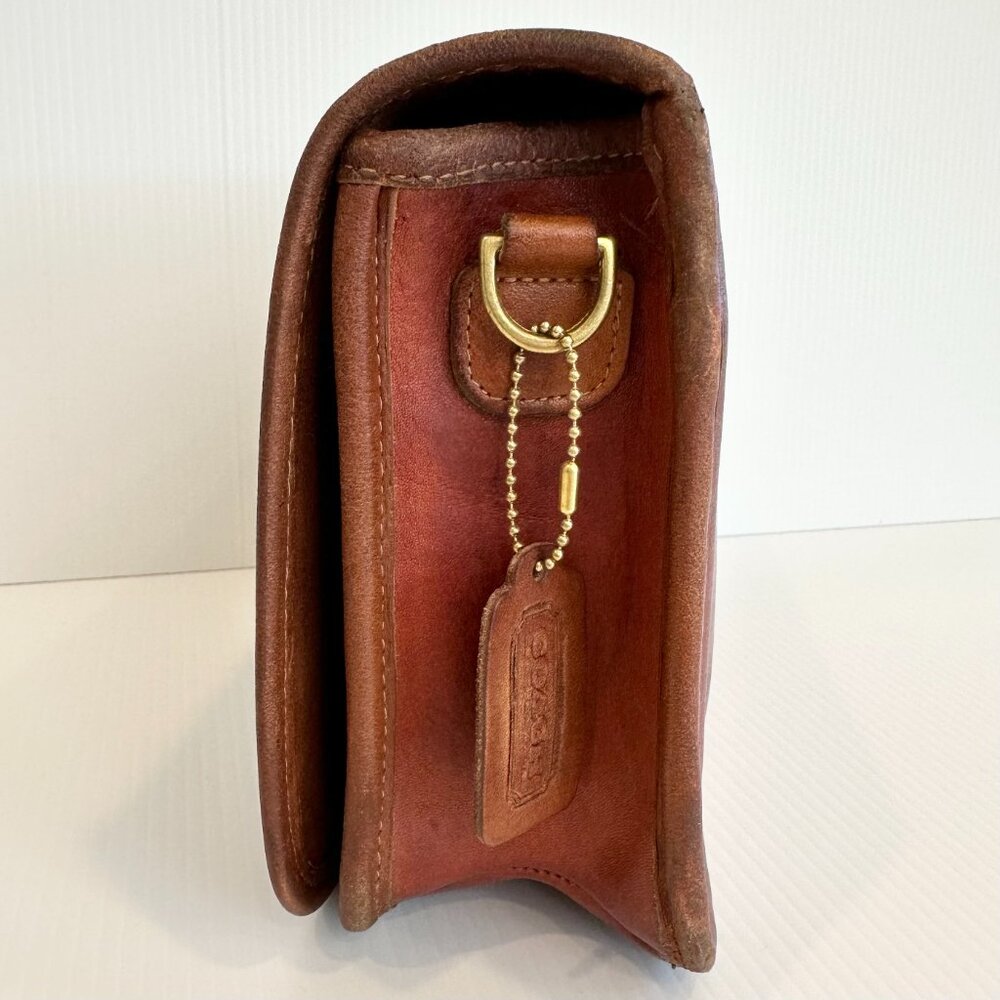 Vintage COACH Convertible Clutch Bag New York City British Tan 70/80s - Picture 3 of 16